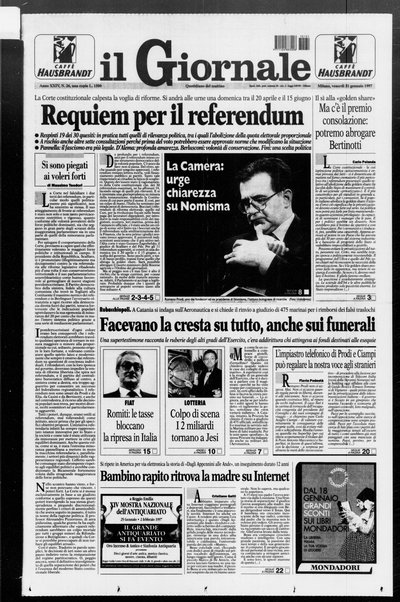 Il giornale : quotidiano del mattino